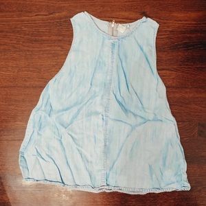 Paper Crane Denim Tank